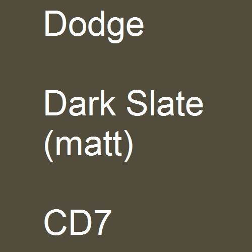 Dodge, Dark Slate (matt), CD7.